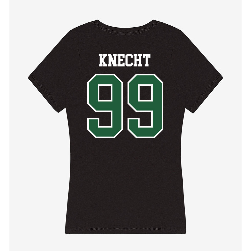 Utah Valley - NCAA Men's Soccer : Owen Knecht - Women's V-Neck T-Shirt-1