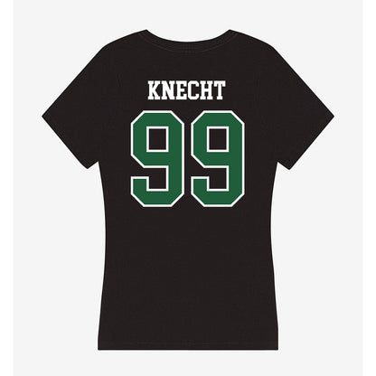 Utah Valley - NCAA Men's Soccer : Owen Knecht - Women's V-Neck T-Shirt-1