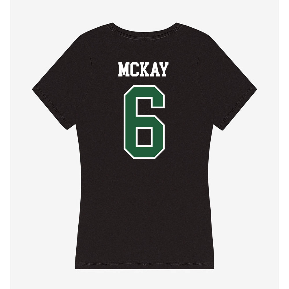 Utah Valley - NCAA Men's Soccer : Dan McKay - Women's V-Neck T-Shirt-1