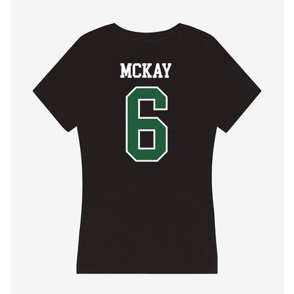 Utah Valley - NCAA Men's Soccer : Dan McKay - Women's V-Neck T-Shirt-1
