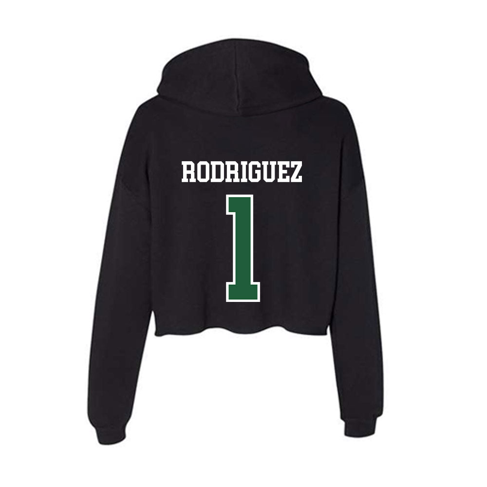 Utah Valley - NCAA Softball : Amber Rodriguez - Women's Crop Fleece Hoodie-1