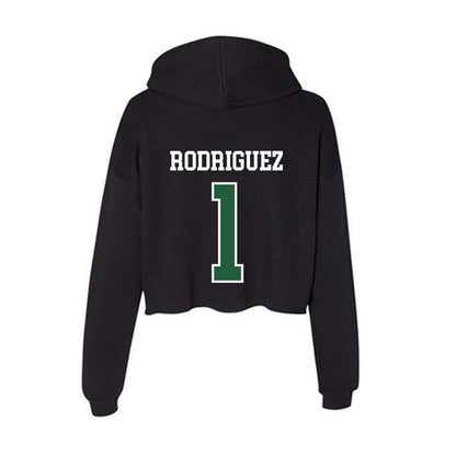 Utah Valley - NCAA Softball : Amber Rodriguez - Women's Crop Fleece Hoodie-1