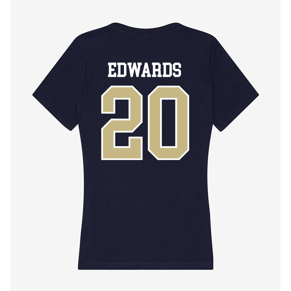 Oral Roberts - NCAA Women's Basketball : Bella Edwards - Women's V-Neck T-Shirt-1