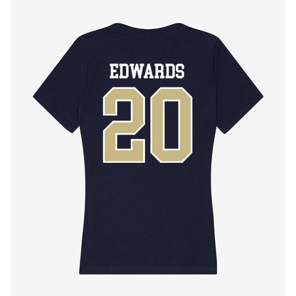 Oral Roberts - NCAA Women's Basketball : Bella Edwards - Women's V-Neck T-Shirt-1