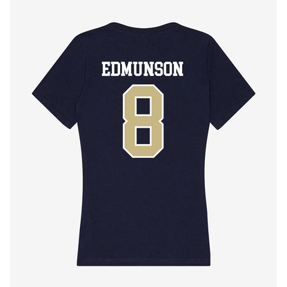 Oral Roberts - NCAA Baseball : Will Edmunson - Women's V-Neck T-Shirt-1