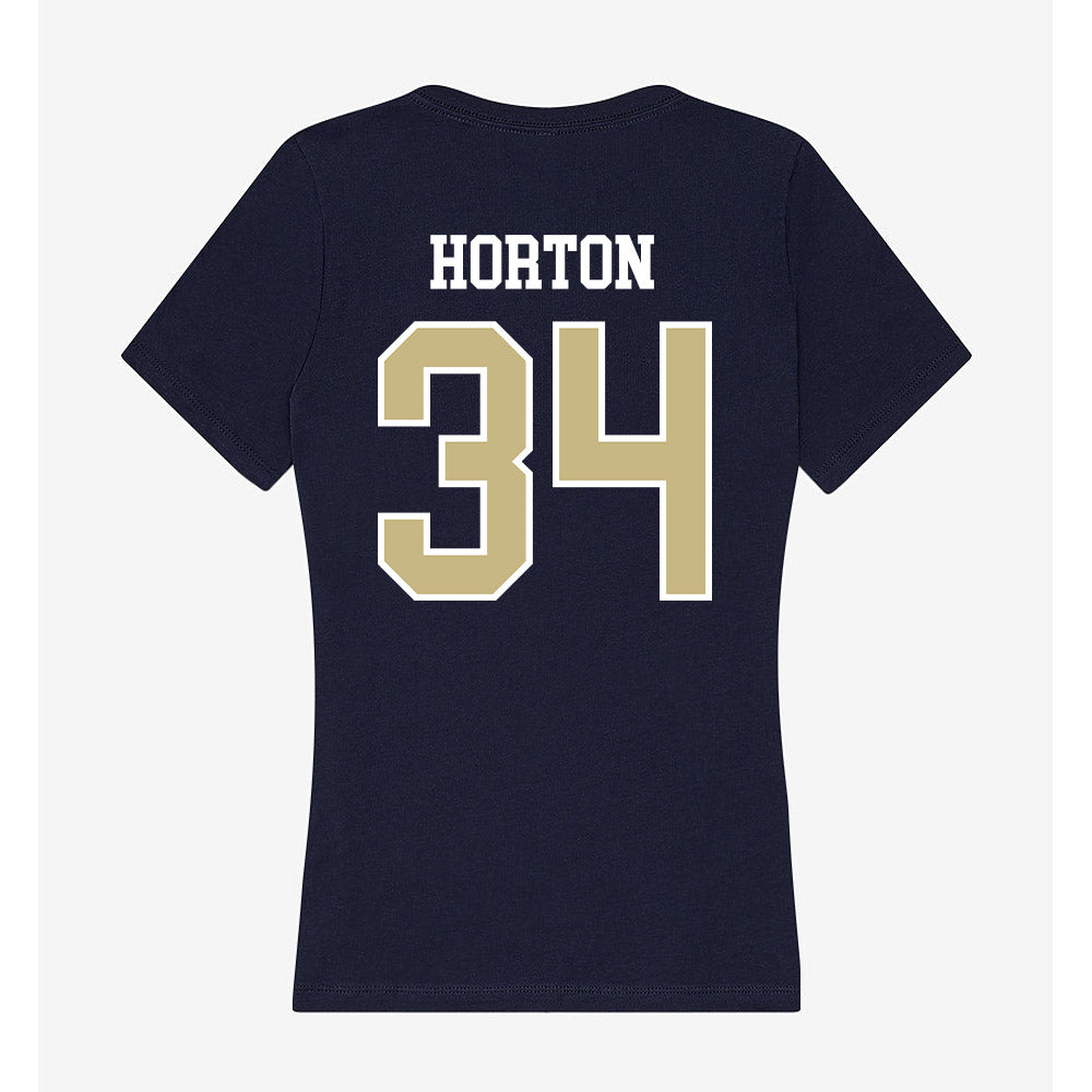 Oral Roberts - NCAA Baseball : Ethan Horton - Women's V-Neck T-Shirt-1