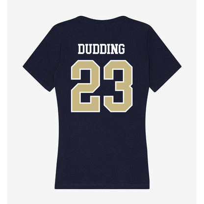 Oral Roberts - NCAA Baseball : Kole Dudding - Women's V-Neck T-Shirt-1