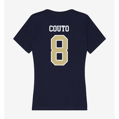 Oral Roberts - NCAA Men's Basketball : Alex Couto - Women's V-Neck T-Shirt-1