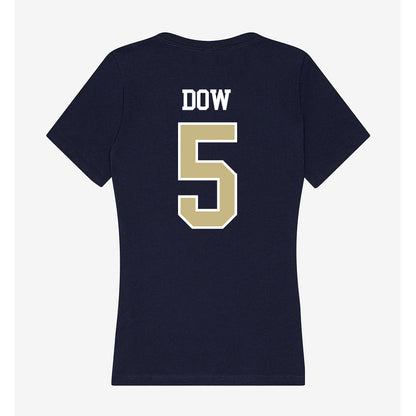 Oral Roberts - NCAA Men's Basketball : Connor Dow - Women's V-Neck T-Shirt-1