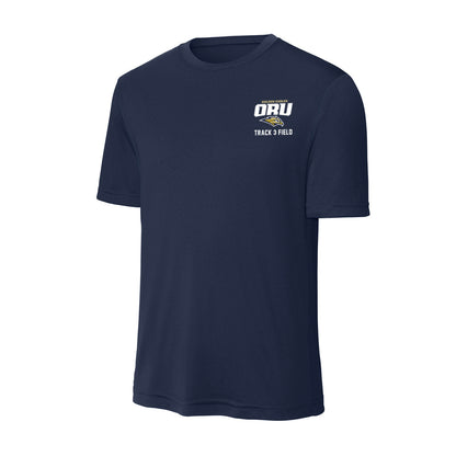 Oral Roberts - NCAA Men's Track & Field : Riley Brown - Activewear T-Shirt-0