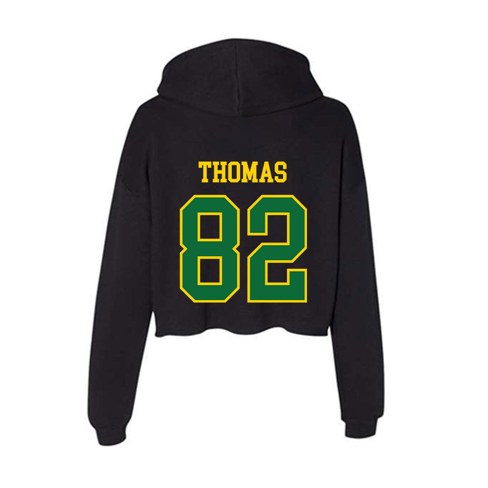 KYSU - NCAA Football : Joshua Thomas - Women's Crop Fleece Hoodie-1