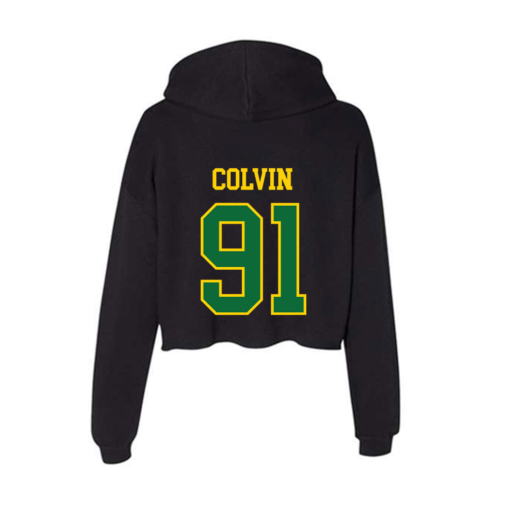 KYSU - NCAA Football : Marquez Colvin - Women's Crop Fleece Hoodie-1