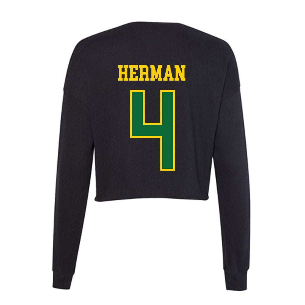 KYSU - NCAA Men's Volleyball : Jacob Herman - Women's Cropped Crew Fleece-1