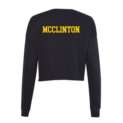 KYSU - NCAA Women's Track & Field : Aleashea McClinton - Women's Cropped Crew Fleece-1