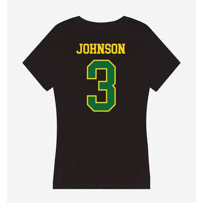 KYSU - NCAA Football : Denim Johnson - Women's V-Neck T-Shirt-1