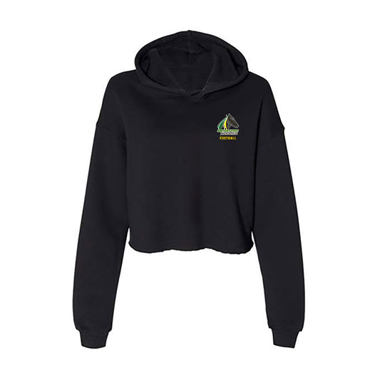 KYSU - NCAA Football : Aiyon Carter - Women's Crop Fleece Hoodie-0