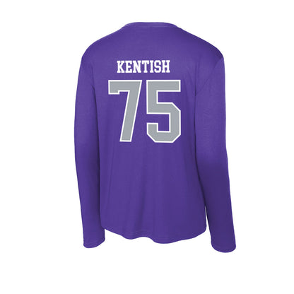 UAlbany - NCAA Football : Sean Kentish - Activewear Long Sleeve T-Shirt-1