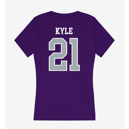 UAlbany - NCAA Women's Volleyball : Madison Kyle - Women's V-Neck T-Shirt-1