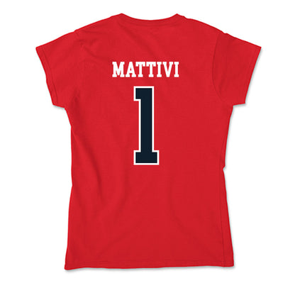 Dallas Baptist - NCAA Men's Soccer : Sean Mattivi - Soft Style Women’s T-Shirt-1