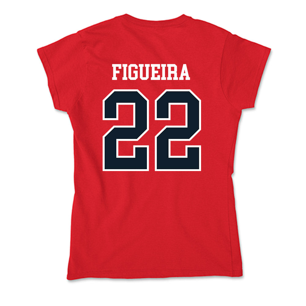 Dallas Baptist - NCAA Men's Basketball : Daniel Figueira - Soft Style Women’s T-Shirt-1