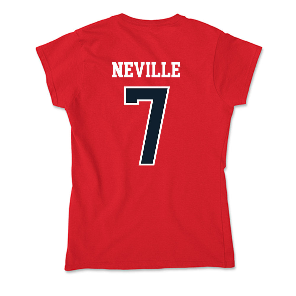 Dallas Baptist - NCAA Baseball : Cooper Neville - Soft Style Women’s T-Shirt-1