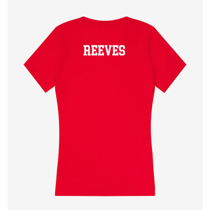 Dallas Baptist - NCAA Men's Track & Field : Jack Reeves - Women's V-Neck T-Shirt-1