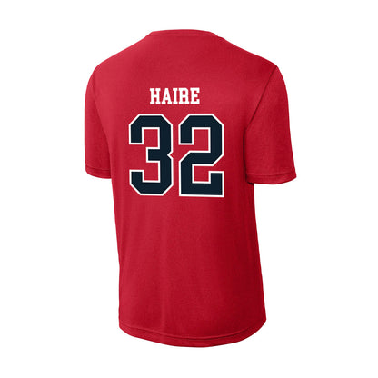 Dallas Baptist - NCAA Men's Basketball : Justin Haire - Activewear T-Shirt-1