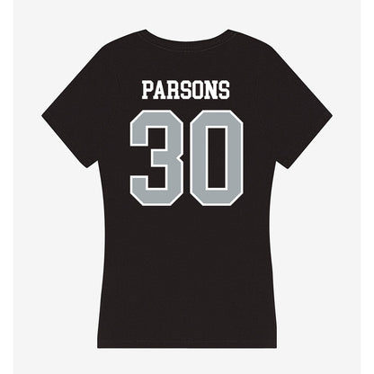 Providence - NCAA Men's Ice Hockey : John Parsons - Women's V-Neck T-Shirt-1