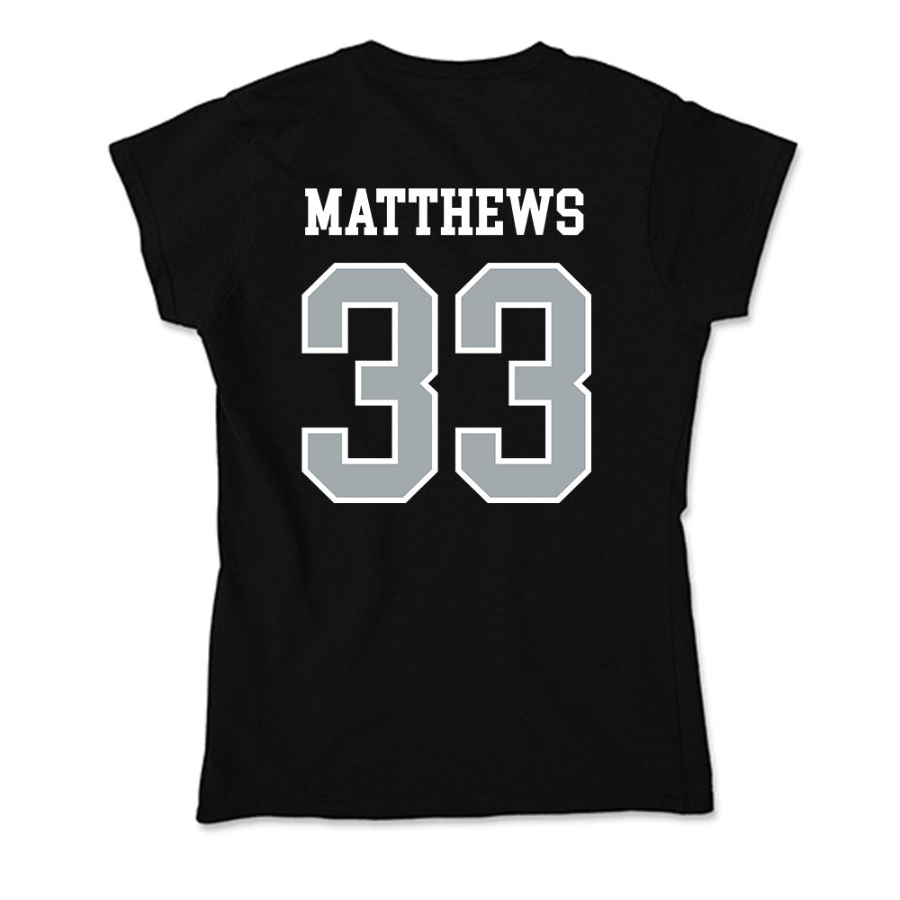 Providence - NCAA Men's Ice Hockey : Aaron Matthews - Soft Style Women’s T-Shirt-1