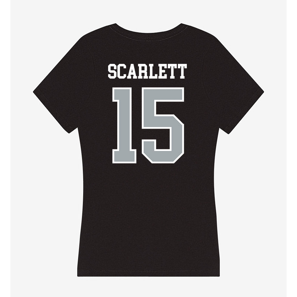 Providence - NCAA Women's Basketball : MacKayla Scarlett - Women's V-Neck T-Shirt-1