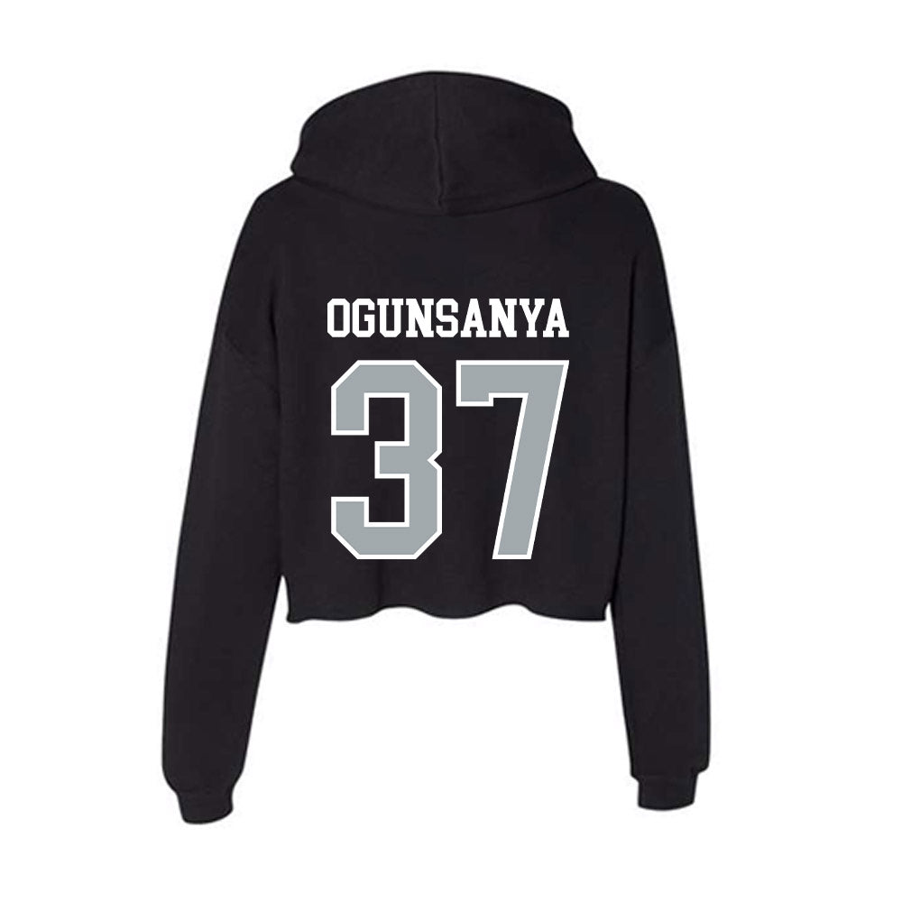 Providence - NCAA Men's Soccer : Khayr Ogunsanya - Women's Crop Fleece Hoodie-1