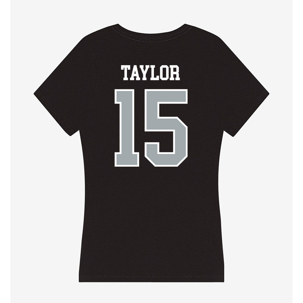 Providence - NCAA Women's Volleyball : Macy Taylor - Women's V-Neck T-Shirt-1