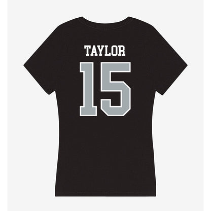 Providence - NCAA Women's Volleyball : Macy Taylor - Women's V-Neck T-Shirt-1