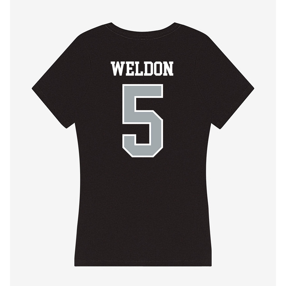 Providence - NCAA Women's Volleyball : Megan Weldon - Women's V-Neck T-Shirt-1