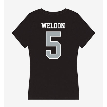 Providence - NCAA Women's Volleyball : Megan Weldon - Women's V-Neck T-Shirt-1