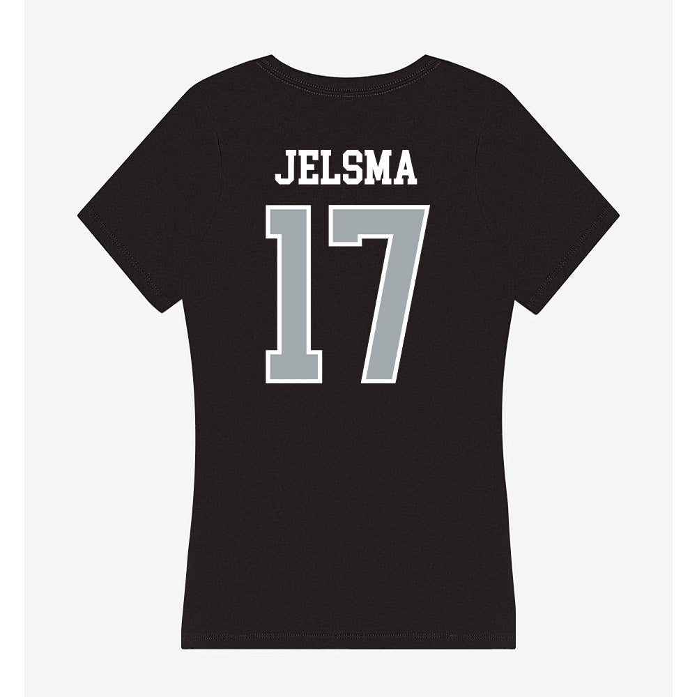 Providence - NCAA Men's Ice Hockey : Beau Jelsma - Women's V-Neck T-Shirt-1