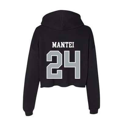 Providence - NCAA Men's Ice Hockey : Quinn Mantei - Women's Crop Fleece Hoodie-1
