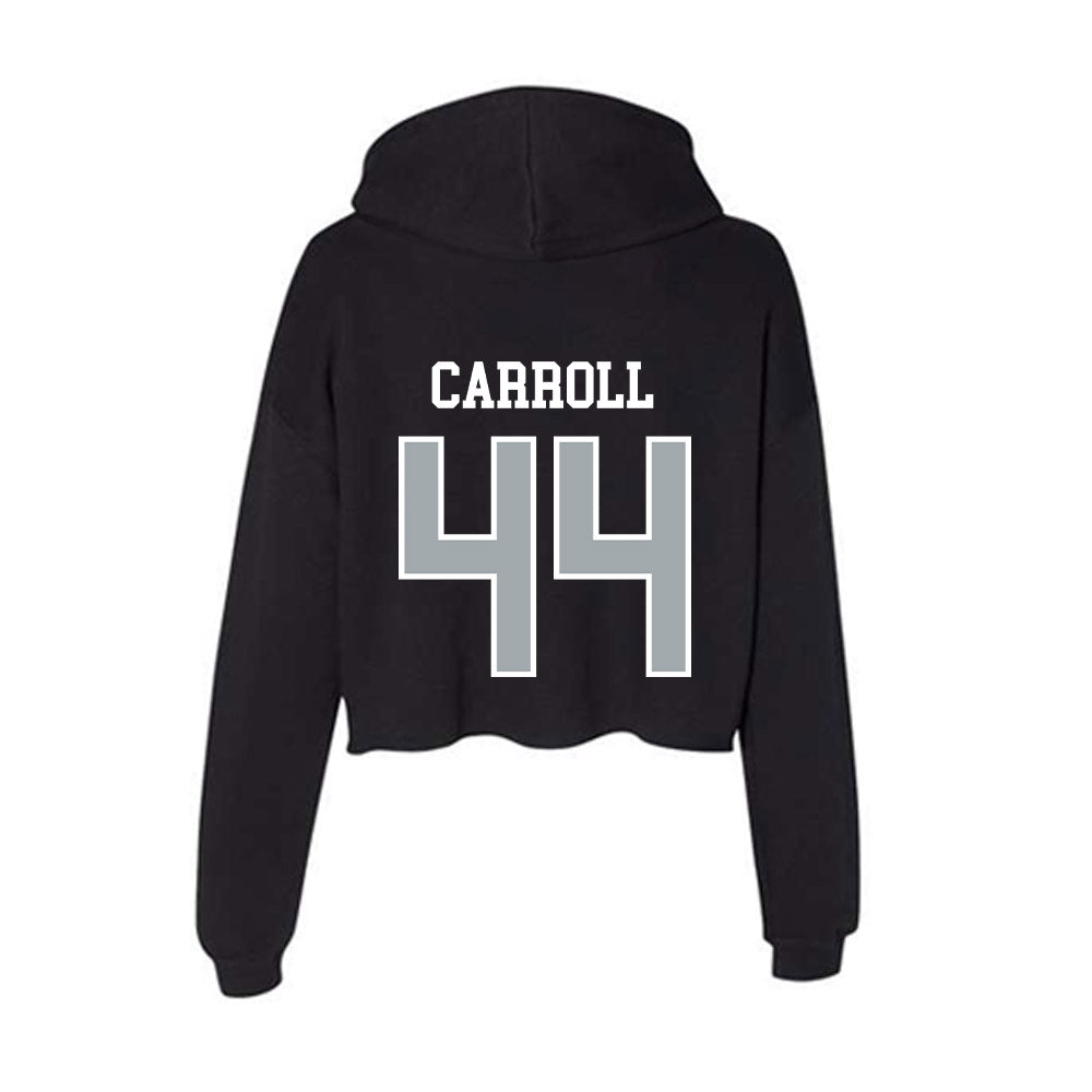Providence - NCAA Men's Lacrosse : Frankie Carroll Carroll - Women's Crop Fleece Hoodie-1