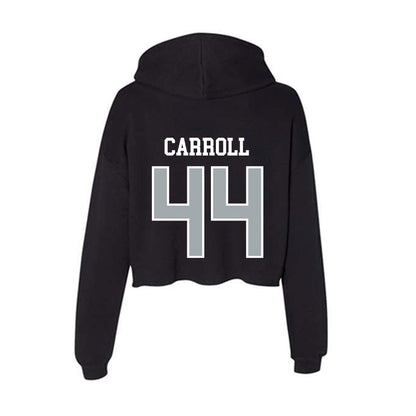 Providence - NCAA Men's Lacrosse : Frankie Carroll Carroll - Women's Crop Fleece Hoodie-1