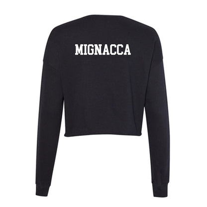 Providence - NCAA Men's Track & Field : Jon Mignacca - Women's Cropped Crew Fleece-1