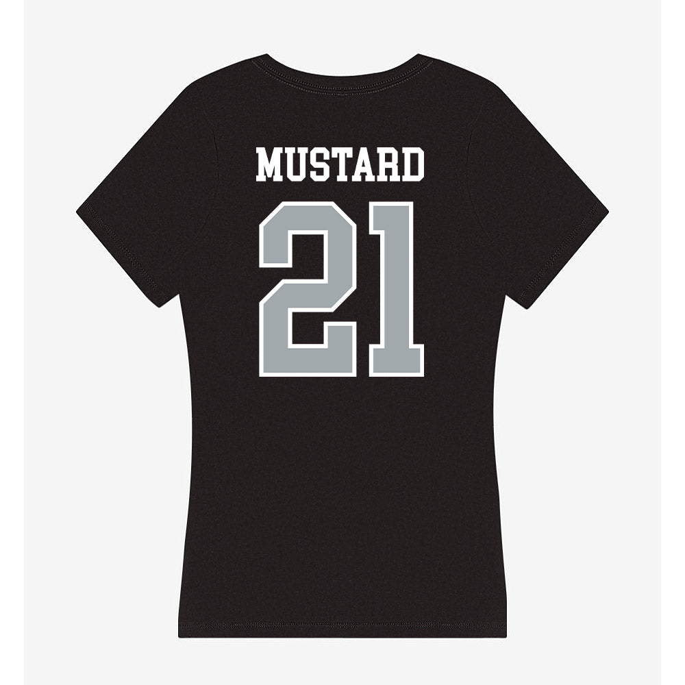 Providence - NCAA Men's Ice Hockey : John Mustard - Women's V-Neck T-Shirt-1