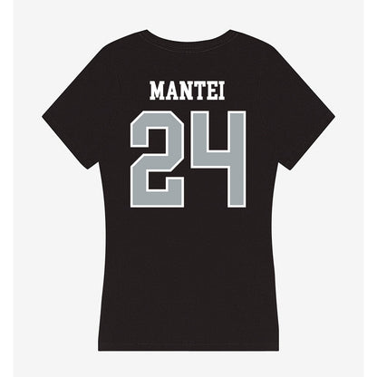 Providence - NCAA Men's Ice Hockey : Quinn Mantei - Women's V-Neck T-Shirt-1