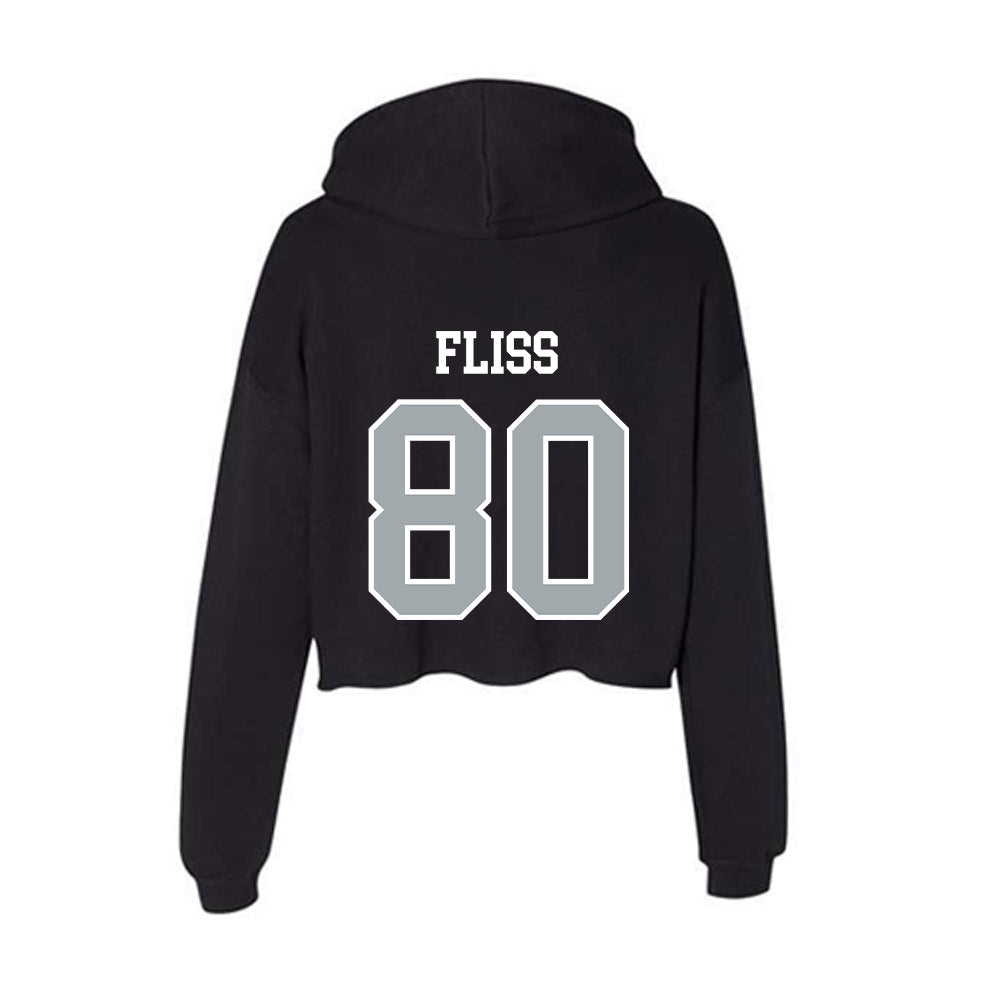 Providence - NCAA Men's Lacrosse : Luke Fliss - Women's Crop Fleece Hoodie-1