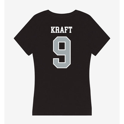 Providence - NCAA Women's Ice Hockey : Kiara Kraft - Women's V-Neck T-Shirt-1