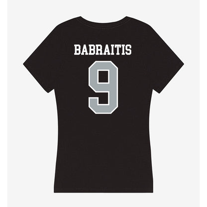 Providence - NCAA Women's Basketball : Austeja Babraitis - Women's V-Neck T-Shirt-1