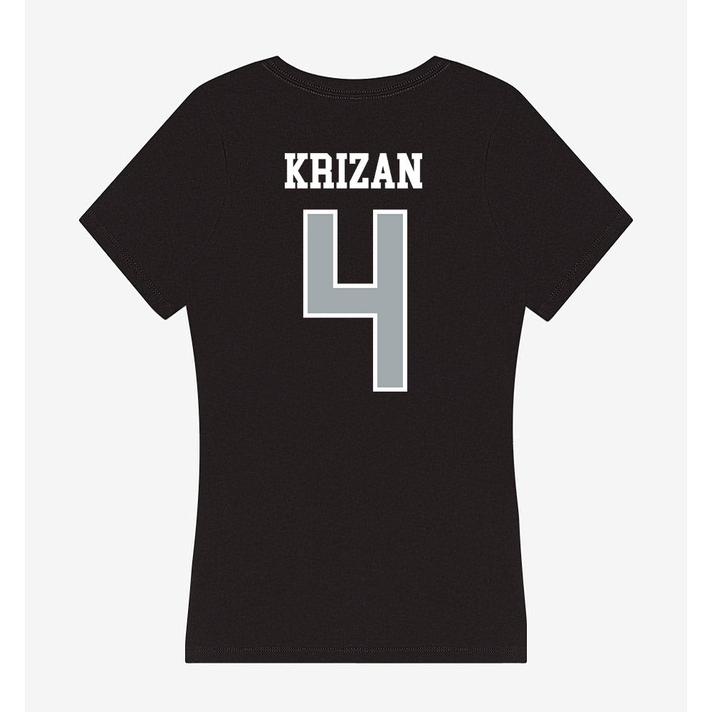 Providence - NCAA Softball : Zoe Krizan - Women's V-Neck T-Shirt-1
