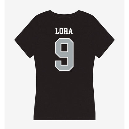 Providence - NCAA Men's Soccer : Pepe Lora - Women's V-Neck T-Shirt-1