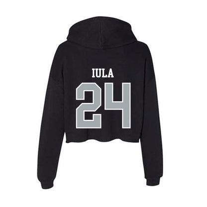 Providence - NCAA Softball : Valentina Iula - Women's Crop Fleece Hoodie-1