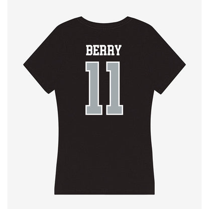 Providence - NCAA Women's Volleyball : Lyric Berry - Women's V-Neck T-Shirt-1