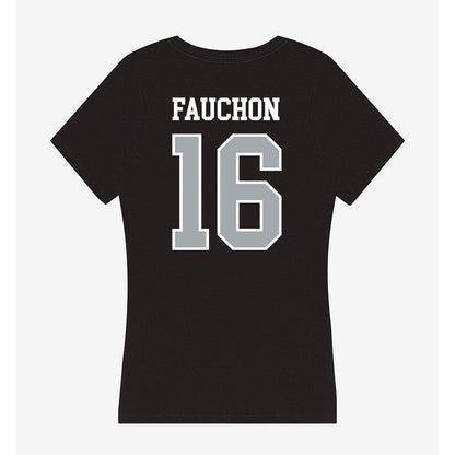 Providence - NCAA Men's Ice Hockey : Jonathan Fauchon - Women's V-Neck T-Shirt-1